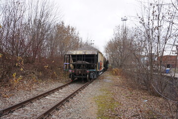 abandoned soviet railway
