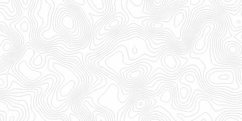 Fototapeta premium Topographic map. Geographic mountain relief. Abstract lines background. Contour maps. Vector illustration, Topo contour map on white background, Topographic contour lines vector map seamless pattern.