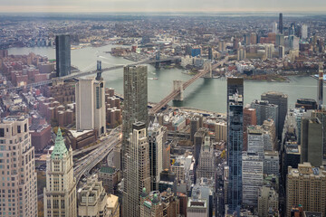 Manhattan Midtown Skyline with skyscrapers. New York City, USA.