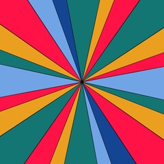 Bright abstract background. Bright colors on the background.Bright background with lines and shapes. Retro hippie backgrounds
