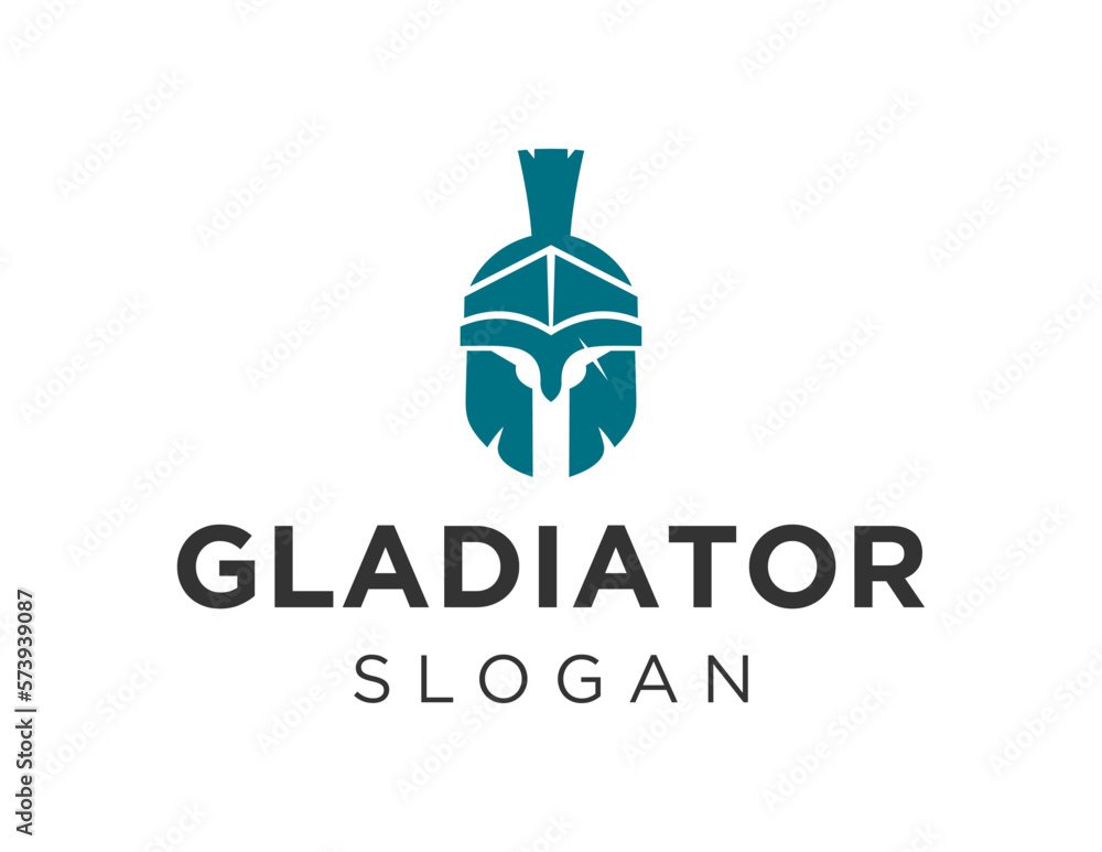 Aufkleber logo design about gladiator on a white background. created using the coreldraw application.
