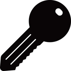鍵のアイコン　モノトーン