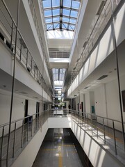 corridor in a modern building