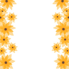 Bright background with daisies, a background with flowers. Seamless pattern with flowers