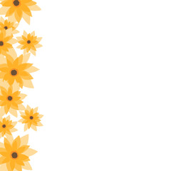 Bright background with daisies, a background with flowers. Seamless pattern with flowers