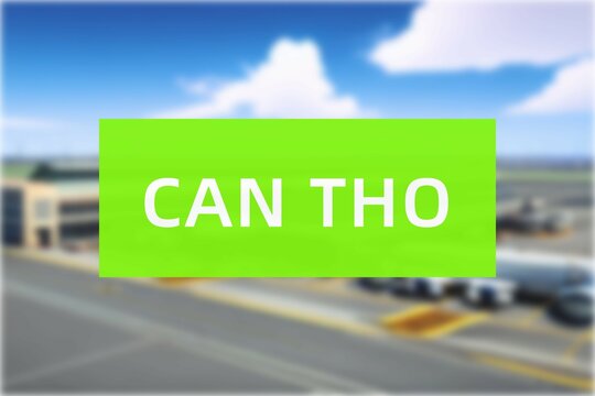 Airport of the city of Can Tho