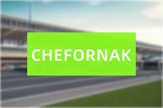 Airport of the city of Chefornak