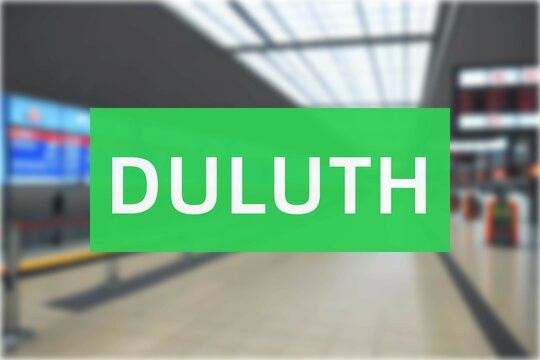 Airport of the city of Duluth