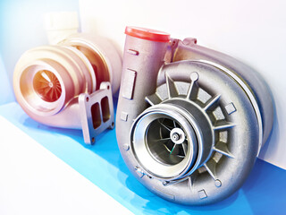 Turbocharger metal industrial part