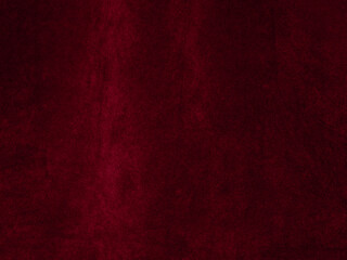 red velvet fabric texture used as background. Empty red fabric background of soft and smooth textile material. There is space for text.