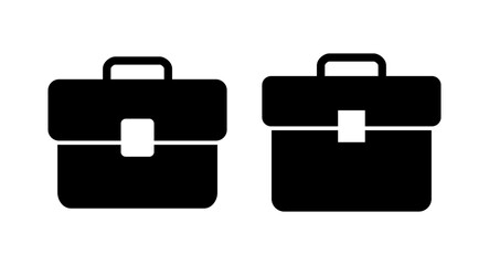 Briefcase icon vector illustration. suitcase sign and symbol. luggage symbol.