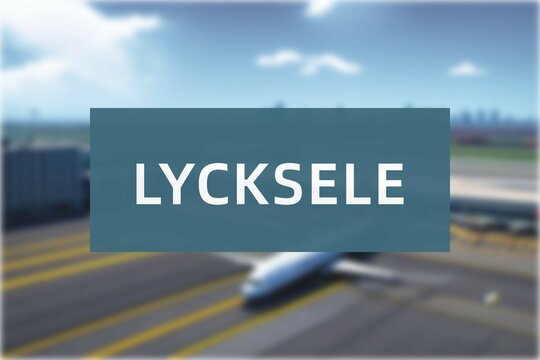 Airport of the city of Lycksele