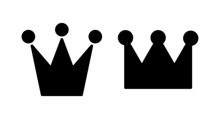 Crown icon vector illustration. crown sign and symbol