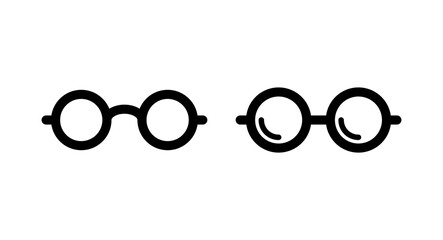 Glasses icon vector illustration. Glasses sign and symbol