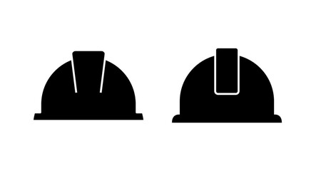 Helmet icon vector illustration. Motorcycle helmet sign and symbol. Construction helmet icon. Safety helmet