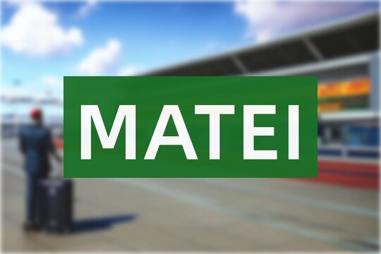 Airport of the city of Matei