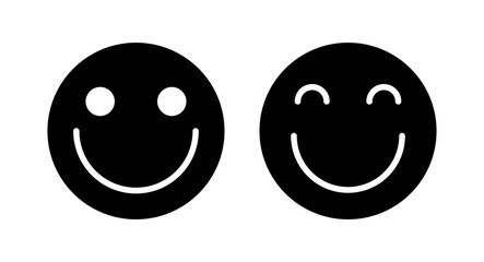 smile icon vector illustration. smile emoticon icon. feedback sign and symbol