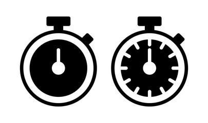 stopwatch icon vector illustration. Timer sign and symbol. Countdown icon. Period of time