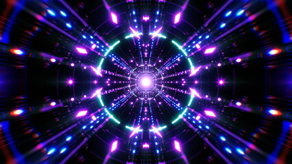 vj loop art for music game