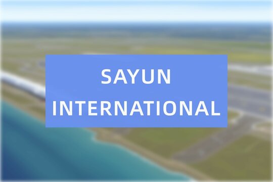 Airport of the city of Sayun International