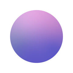 Trendy gradation circle design. Isolated color frame. Colorful gradient button shape. 