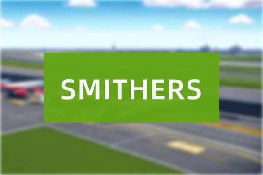 Airport of the city of Smithers