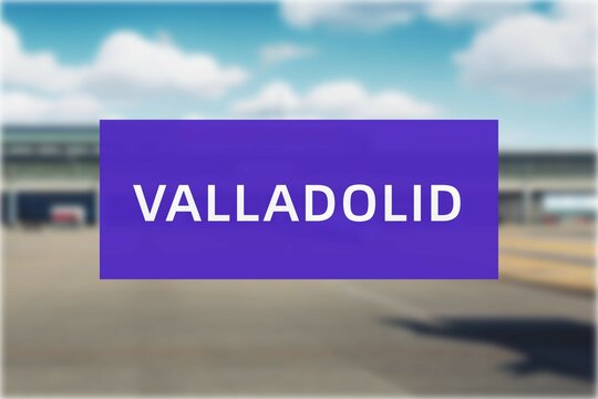 Airport of the city of Valladolid
