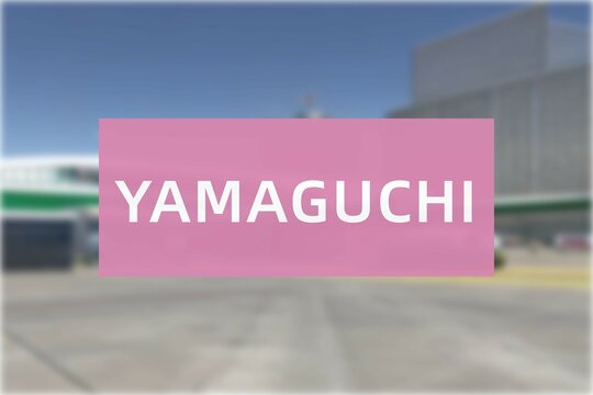 Airport of the city of Yamaguchi