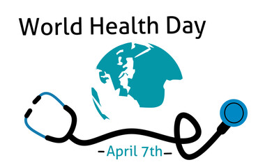 World Health Day is a global health awareness day which is observed every year on 7 April. Banners, Posters, Banners for World Health Day Vector illustration
