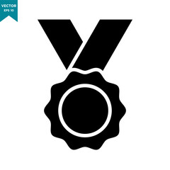 medal icon vector logo template, winning icon