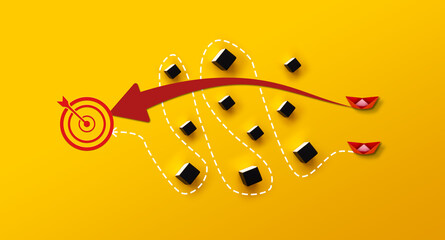 the road to achieving one's goal a shortcut and a way back