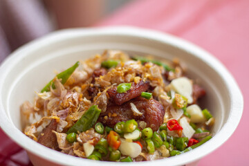 chili fish sauce on Healthy Sun-Dried Pork with Rice