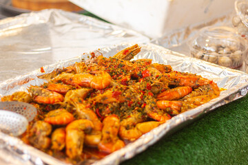 Grilled Shrimp with spicy Sauce