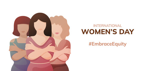 International Women's Day 2023 banner. #EmbraceEquity