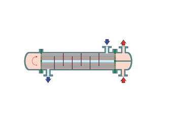 Fixed Tube-Sheet shell-and-tube Heat Exchanger