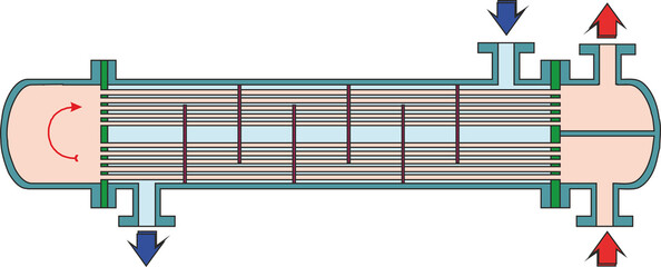 Fixed Tube-Sheet shell-and-tube Heat Exchanger
