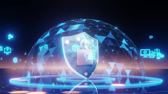 Cyber security Internet protection Information privacy technology concept.