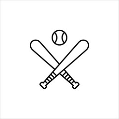 Baseball icon. vector illustration on white background