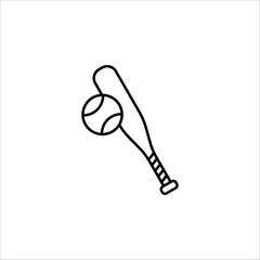 Baseball icon. vector illustration on white background