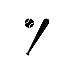 Baseball icon. vector illustration on white background