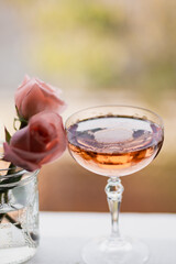 glass of wine
