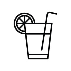 drink icon vector design template in white background