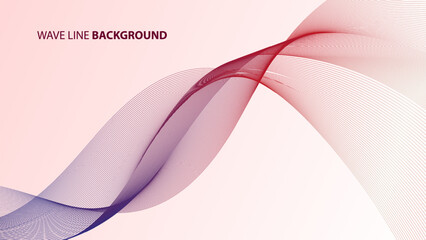 Wave Line Background