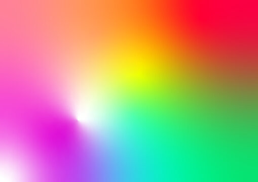 先進的で幾何学的なグラデーション背景　虹色カラフル
