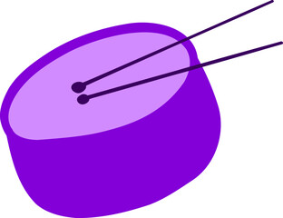 Purple drum