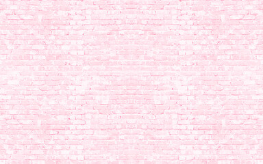 Fototapeta premium Pink brick wall vector image