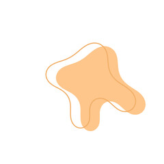 Aesthetic Blob with line art. Blob clipart. Blob png. Abstract shapes. Irregular shapes. Liquid clipart. 