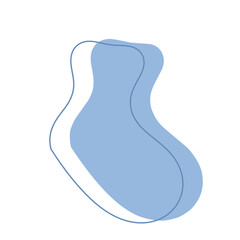 Aesthetic Blob with line art. Blob clipart. Blob png. Abstract shapes. Irregular shapes. Liquid clipart. 