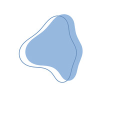 Aesthetic Blob with line art. Blob clipart. Blob png. Abstract shapes. Irregular shapes. Liquid clipart. 