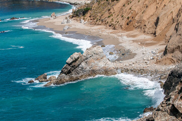 Obraz premium Big Sur coast south of Monterey during spring in California